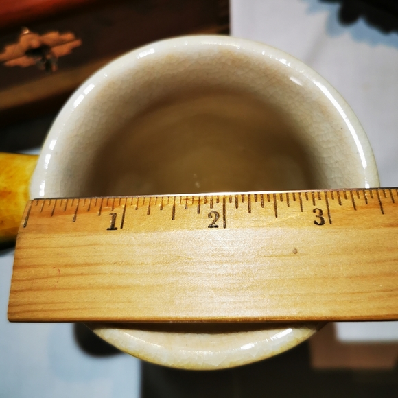 Vintage Wilfrid Roberge Pottery Mulicolour Slip Glaze Mug - Picture 12 of 16